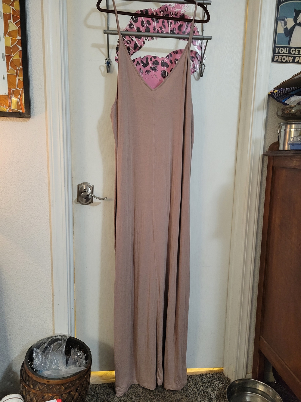 Abound Dusty Rose Slip Maxi Dress with V-Neck